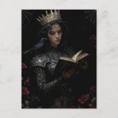 Queen Reading a Book Briefkaart (Voorkant)