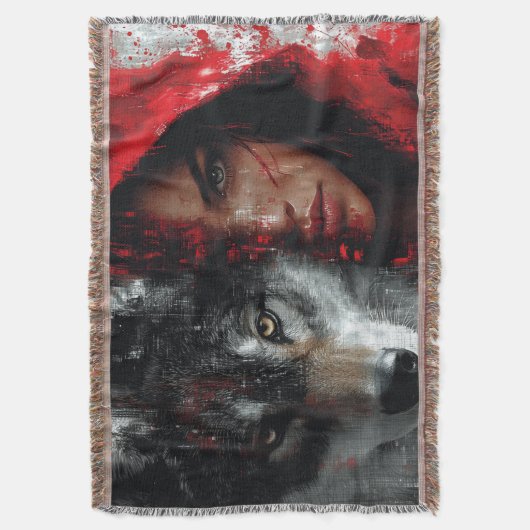 Queen Red Riding Hood Deken (Voorkant Verticaal)