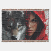 Queen Red Riding Hood Deken (Voorkant)