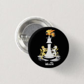 Queen Ronde Button 3,2 Cm (Voorkant /achterkant)