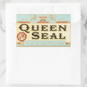  Queen Seal Sigarenlabel Rechthoekige Sticker (Tas)