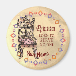 Queen serveert niemand op maat magneet