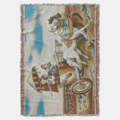 Queen Shamiram Throw Blanket Deken (Voorkant Verticaal)