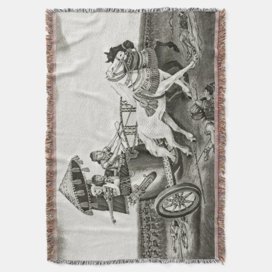 Queen Shamiram Throw Blanket Deken (Voorkant Verticaal)