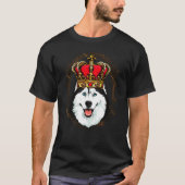 Queen Siberian Husky Dog T-shirt (Voorkant)
