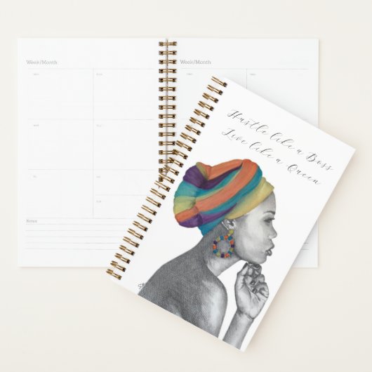 Queen Spiral Planner (Display)