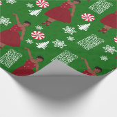 Queen Sugar Plum Fairy Gift Wrap Cadeaupapier (Hoek)