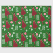 Queen Sugar Plum Fairy Gift Wrap Cadeaupapier (Vlak)