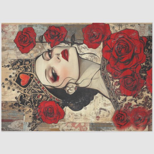 Queen Tissue Paper Tissuepapier (Voorkant)