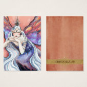 Queen Titania Cadeau Label Visitekaartje (Voorkant /achterkant)
