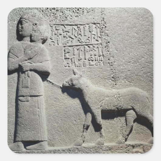 Queen Tuwarissa, echtgenote van King Araras Vierkante Sticker (Voorkant)