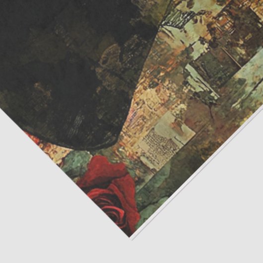 Queen Two Tissuepapier (Detail)