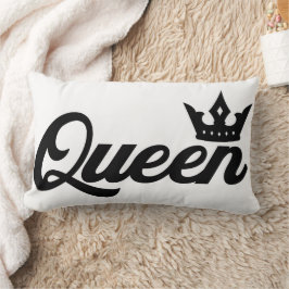 Queen Typography Classy Kussen