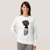 Queen Up Dames T-shirt met lange mouwen (Voorkant volledig)