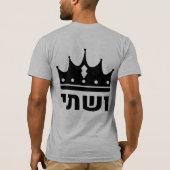 Queen Vashti Hebreeuws Purim Costume Design T-shirt (Achterkant)