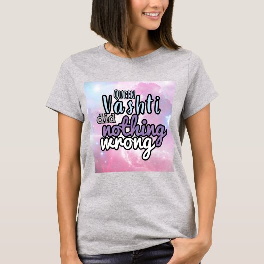 Queen Vashti Purim T-Shirt (Voorkant)
