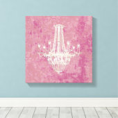 Queen Vibes CHANGE COLOR ~ Wrapped Canvas Afdruk (Insitu (Houten vloer))