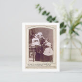 Queen Victoria (1819-1901) met haar kleinkinderen, Briefkaart (Staand voorkant)