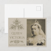Queen Victoria Briefkaart (Voorkant / Achterkant)