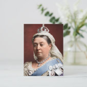 Queen Victoria Briefkaart (Staand voorkant)