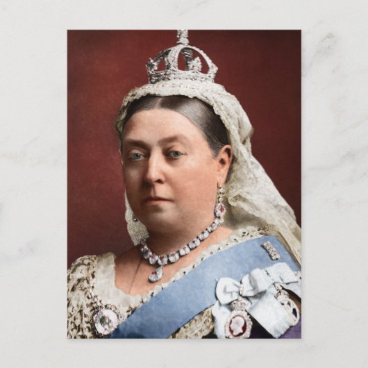 Queen Victoria Briefkaart (Voorkant)