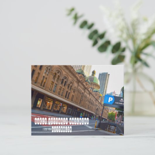 Queen Victoria Building Briefkaart (Staand voorkant)