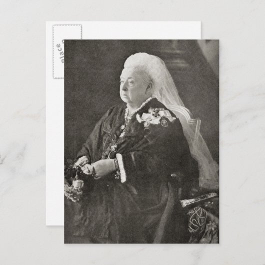 Queen Victoria c.1899 Briefkaart (Voorkant / Achterkant)