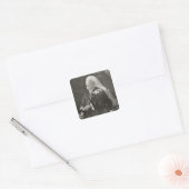 Queen Victoria c.1899 Vierkante Sticker (Envelop)