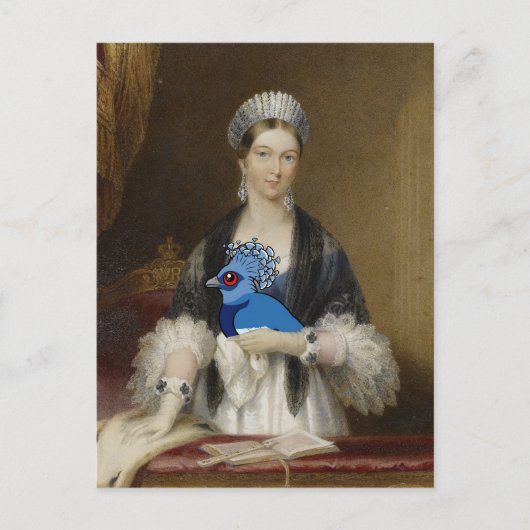 Queen Victoria Crowned Pigeon Briefkaart (Voorkant)