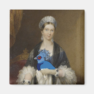Queen Victoria Crowned Pigeon Magneet