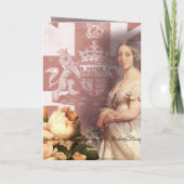 Queen Victoria Dank u wel Bedankkaart (Achterkant)