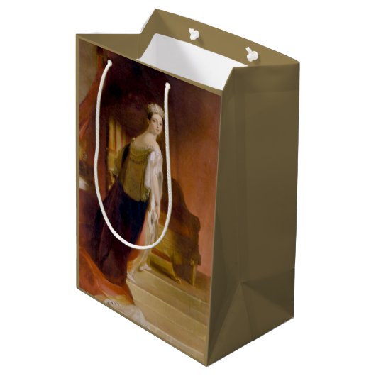 Queen Victoria (door Thomas Sully) Medium Cadeauzakje (Achterkant Gekanteld)