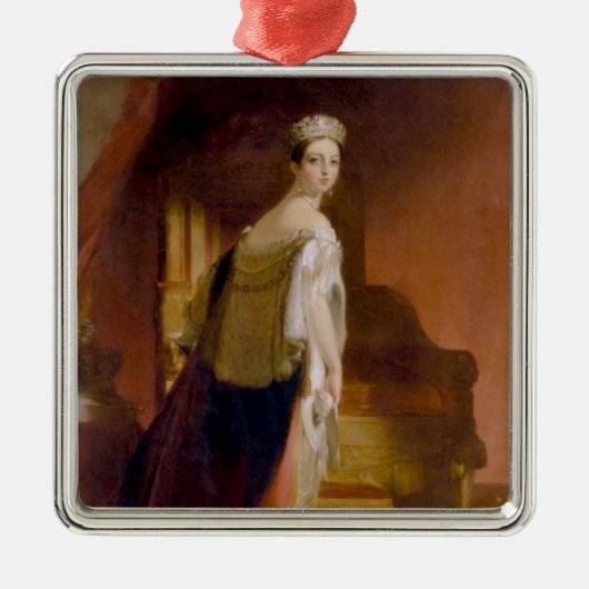Queen Victoria (door Thomas Sully) Metalen Ornament (Voorkant)