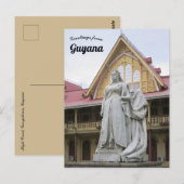 Queen Victoria High Court Georgetown Guyana Briefkaart (Voorkant / Achterkant)