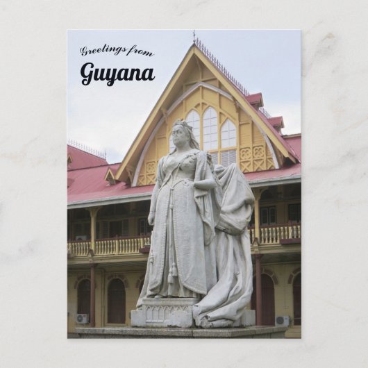 Queen Victoria High Court Georgetown Guyana Briefkaart (Voorkant)