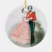 Queen Victoria Keramisch Ornament (Achterkant)