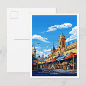 Queen Victoria Market Australië Reizen Briefkaart (Voorkant / Achterkant)