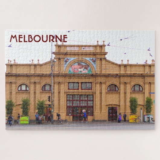 Queen Victoria Market, Melbourne, Australië Legpuzzel (Horizontaal)
