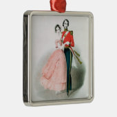 Queen Victoria Metalen Ornament (Rechts)