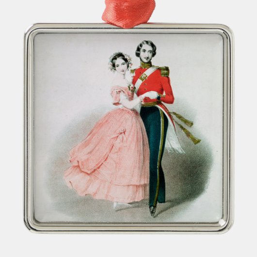 Queen Victoria Metalen Ornament (Voorkant)