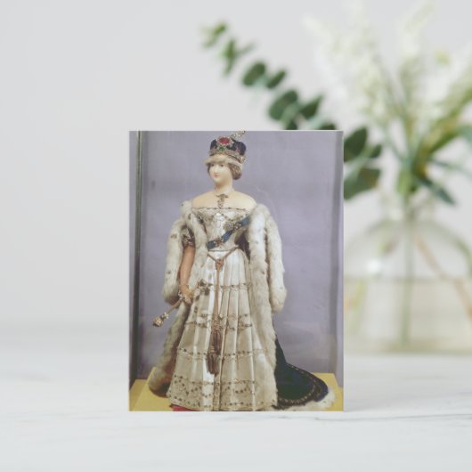 Queen Victoria-pop Briefkaart (Staand voorkant)