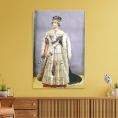 Queen Victoria-pop Canvas Afdruk (Insitu (Woonkamer))