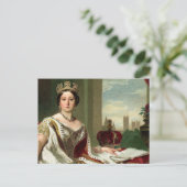 Queen Victoria Portrait Briefkaart (Staand voorkant)
