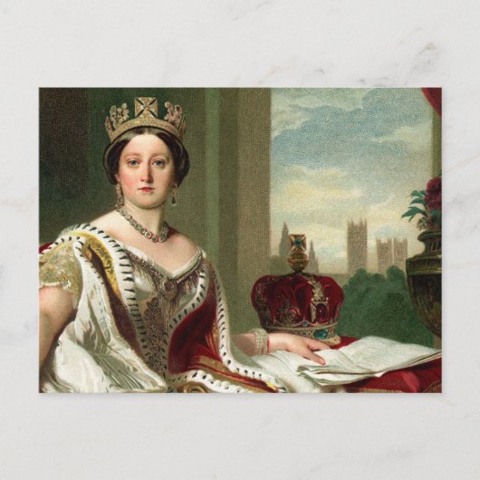 Queen Victoria Portrait Briefkaart (Voorkant)