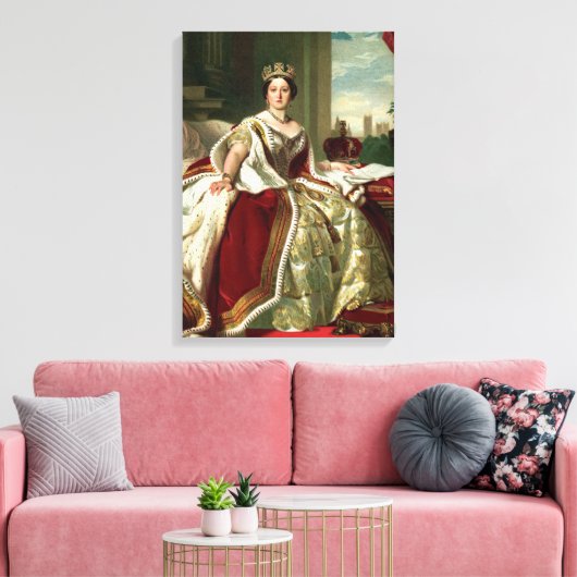 Queen Victoria Portrait Canvas Afdruk (Insitu (Woonkamer))