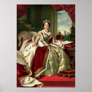 Queen Victoria Portrait Poster