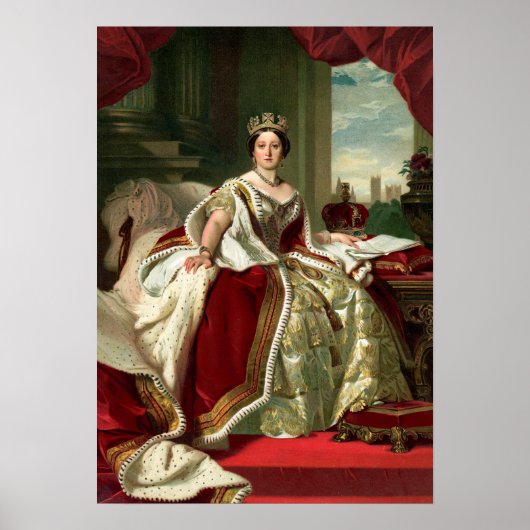 Queen Victoria Portrait Poster (Voorkant)