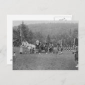 Queen Victoria presenteert kleuren Briefkaart (Voorkant / Achterkant)