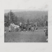 Queen Victoria presenteert kleuren Briefkaart (Voorkant)