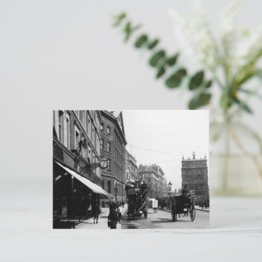 Queen Victoria Street, Londen, c.1891 Briefkaart (Staand voorkant)